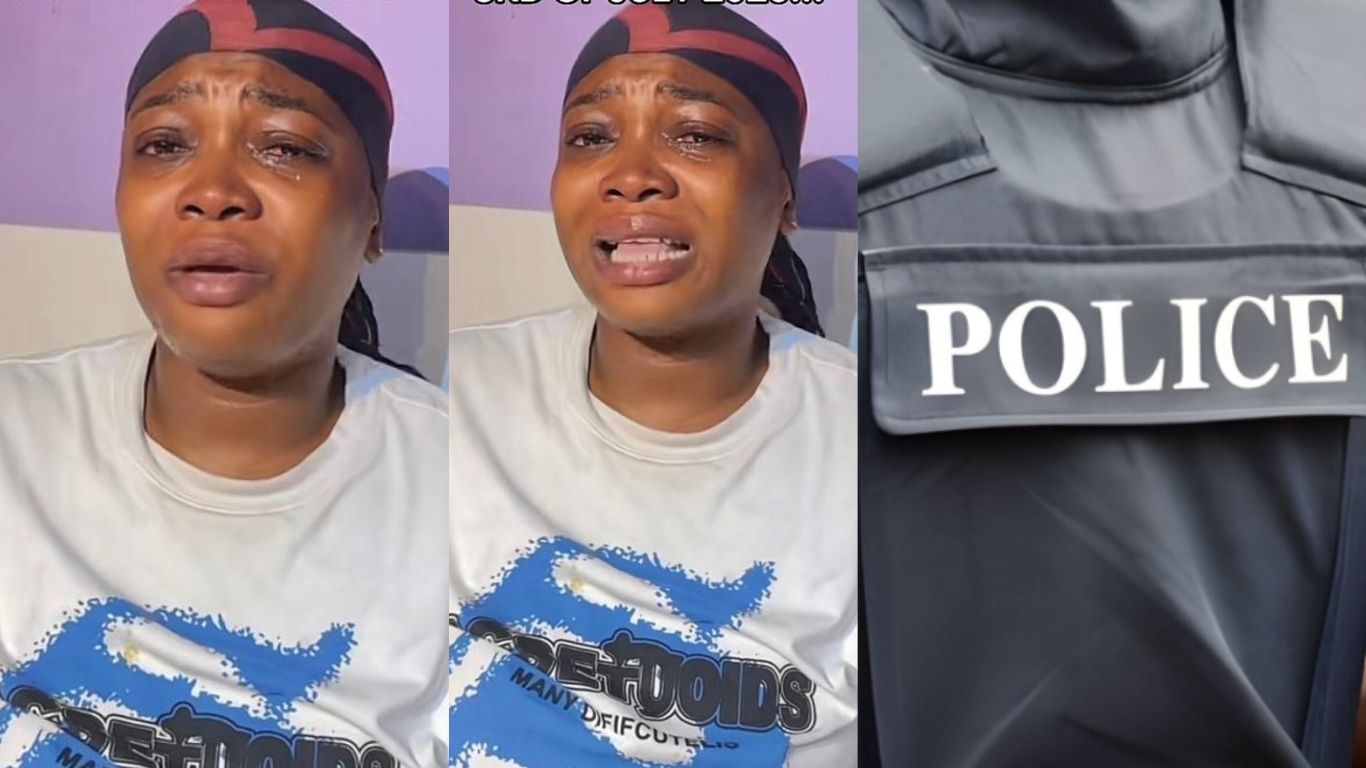 “They grabbed my neck, pepper-sprayed my sister” – Lady cries out, accuses Nigerian police officers of assault