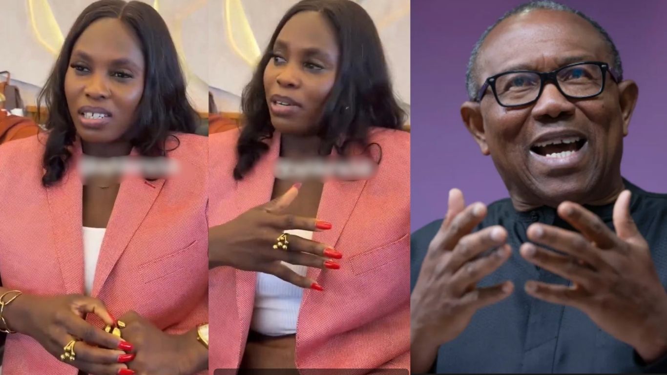 “He’s only trying to get pity votes” – Lady dismisses Peter Obi’s allegations of political intimidation
