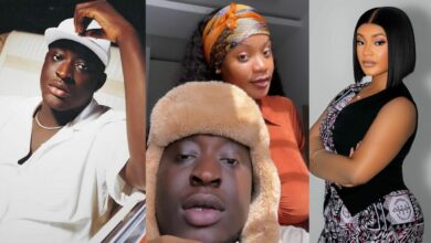 “Who is your man? I no dey any relationship” - Carter Efe blows hot after baby mama Elma questions friend over ‘his cap’