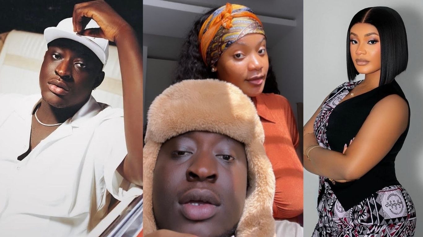 “Who is your man? I no dey any relationship” - Carter Efe blows hot after baby mama Elma questions friend over ‘his cap’