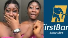 “They wiped everything, only ₦194 was left” – Lady cries out, alleges millions vanished from her FirstBank account