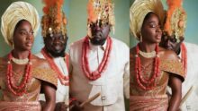 “I have been taken” – Soso Soberekon announces as he unveils his wife, shares adorable video