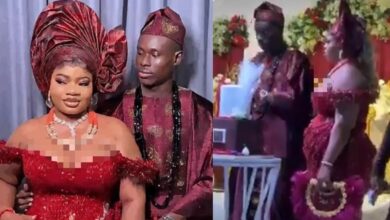 “No be the same person wey say marriage no be achievement?” Fans react as Geh Geh's alleged secret wedding surfaces online