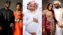 "New heart beats in the family" - Diamond Platnumz shares maternity photos of estranged wife amid divorce saga