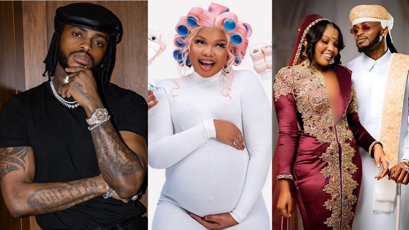 "New heart beats in the family" - Diamond Platnumz shares maternity photos of estranged wife amid divorce saga