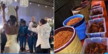 Drama as bride allegedly slaps mother-in-law during wedding reception over food, marriage reportedly end