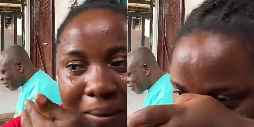 "I'm getting old" - Moment lady tearfully cries to her father, says no man is asking her out