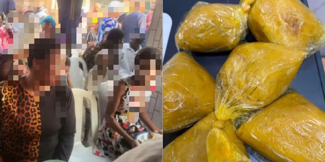 Cousin finally responds after being dragged for serving moi moi instead of jollof rice after collecting N450k