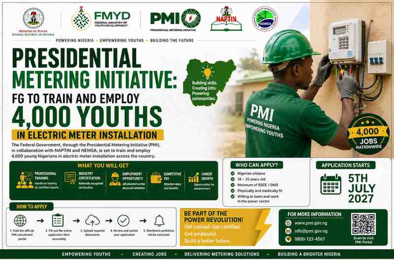 presidential-metering-initiative-fg-to-train-and-employ-4000-youths-in-electric-meter-installation