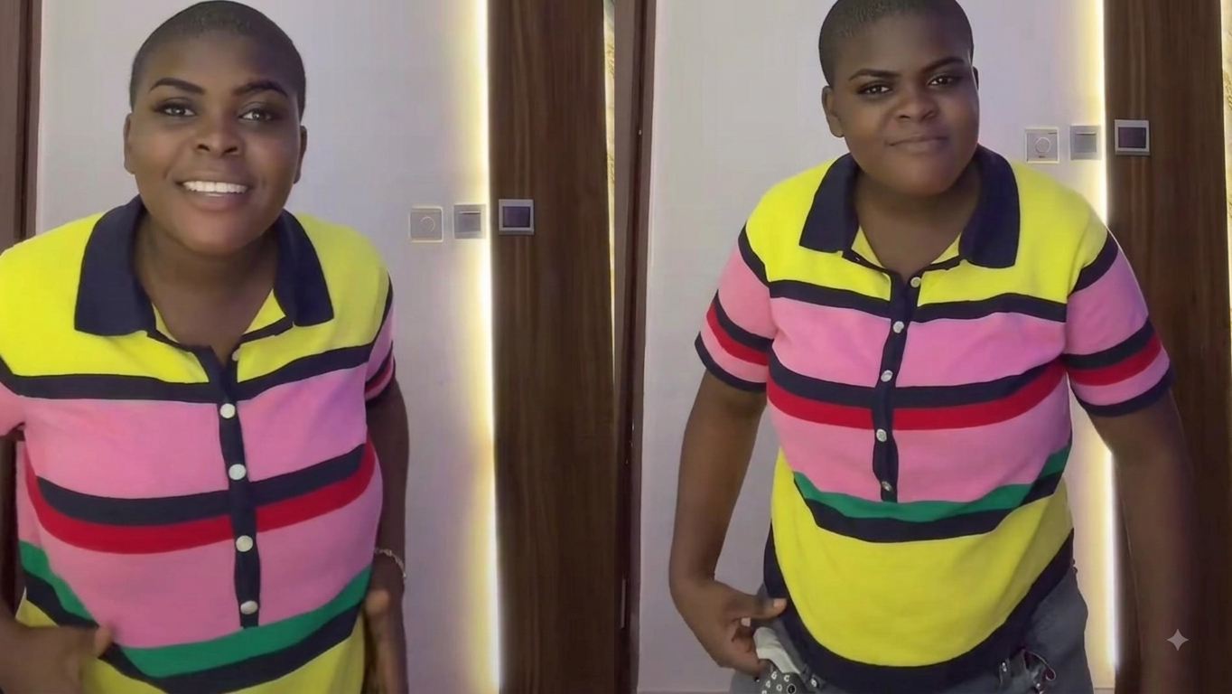 "I just finished swallowing eba" — Jarvis blames eba for her big tummy