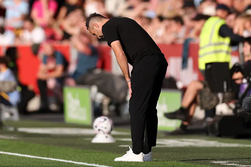 EPL: Brentford expose Tottenham flaws in De Zerbi’s nightmare start