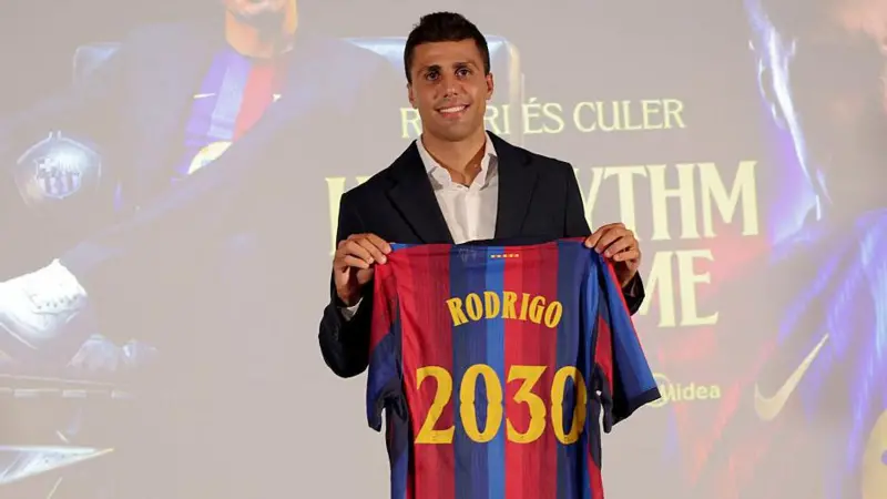 Rodri begins new chapter after £65m Barcelona move