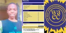 2026 WAEC: Boy who wants to study Medicine shares result online