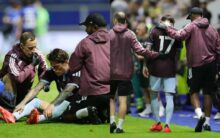 Garnacho suffers facial injury in Aston Villa friendly