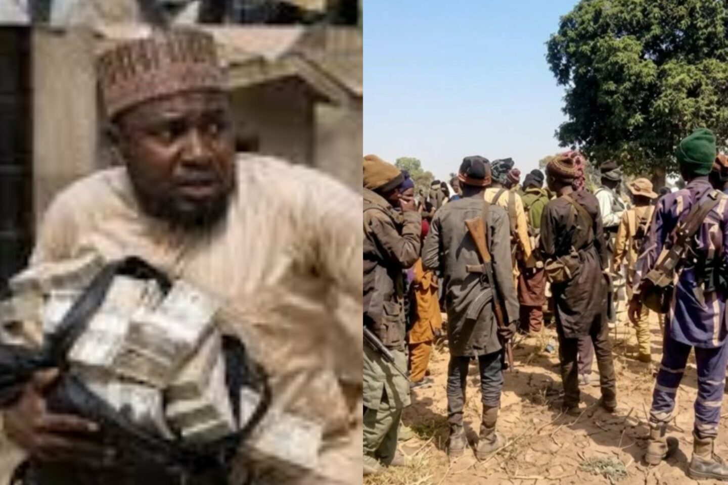 Drama in Katsina as man scams bandits' leader of ₦95m to supply guns