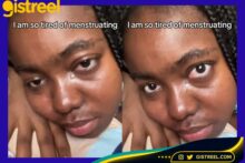"I'm so tired of menstruating" — Lady cries out in a viral video