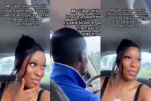 "I used to be a guy 3 years ago" — Lady leaves Uber driver speechless after he asks if she has a boyfriend