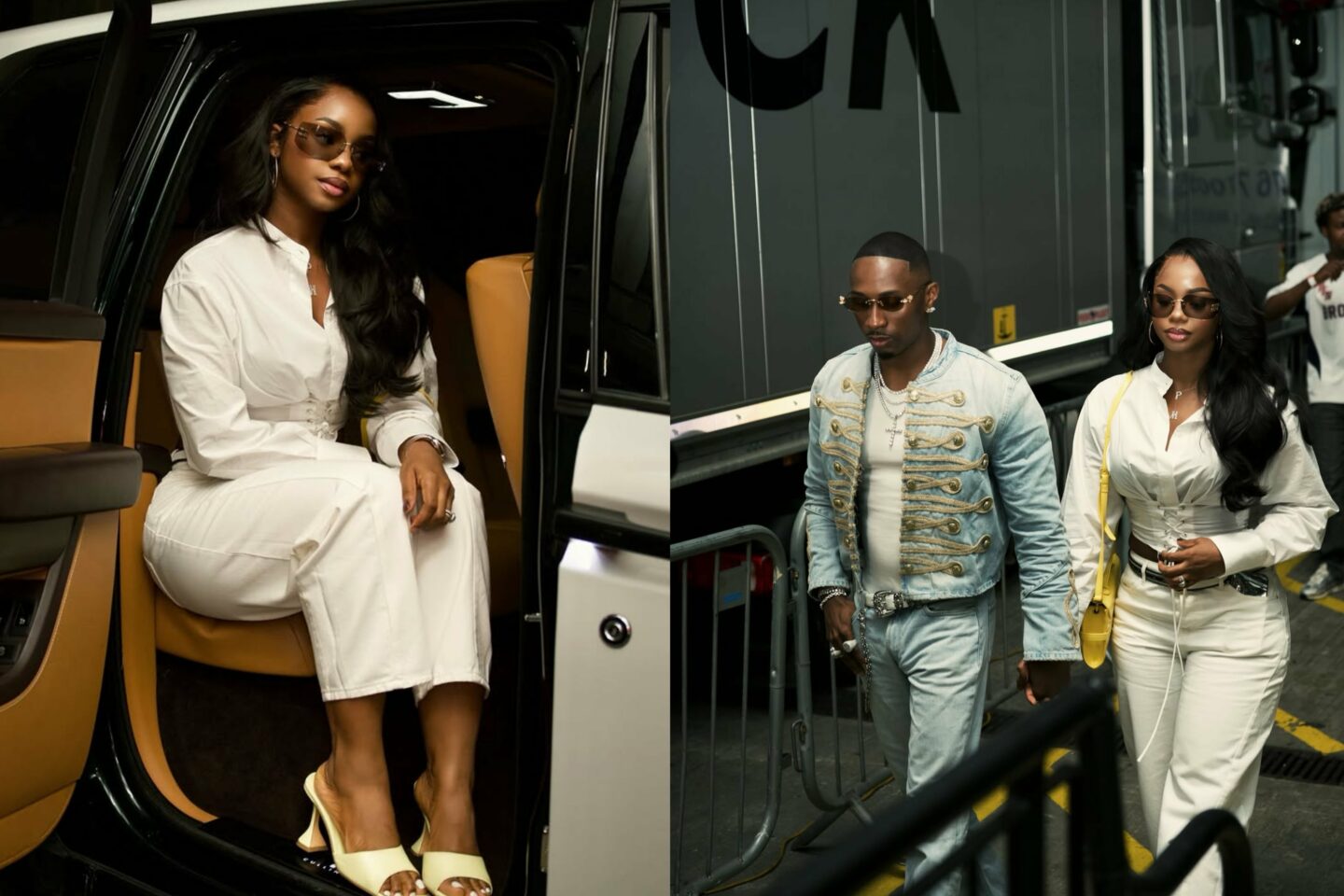 “I'm my husband’s handbag”— Priscilla Ojo shares loved up photos with Juma Jux