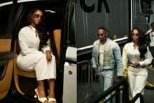 “I'm my husband’s handbag”— Priscilla Ojo shares loved up photos with Juma Jux