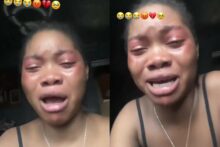 “Anything related to it, count me out!” — Lady breaks down after boyfriend cheats on her