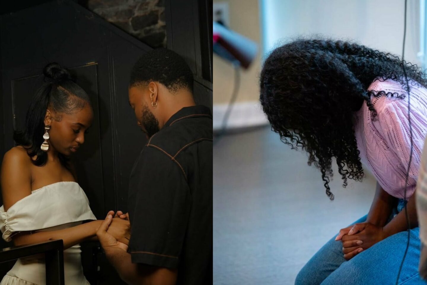 “I told her several times not to kneel” — Husband sends wife away after she knelt for pastor