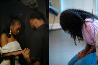 “I told her several times not to kneel” — Husband sends wife away after she knelt for pastor