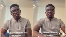 "My junior in NAF is now my supervisor in US" — Man shares