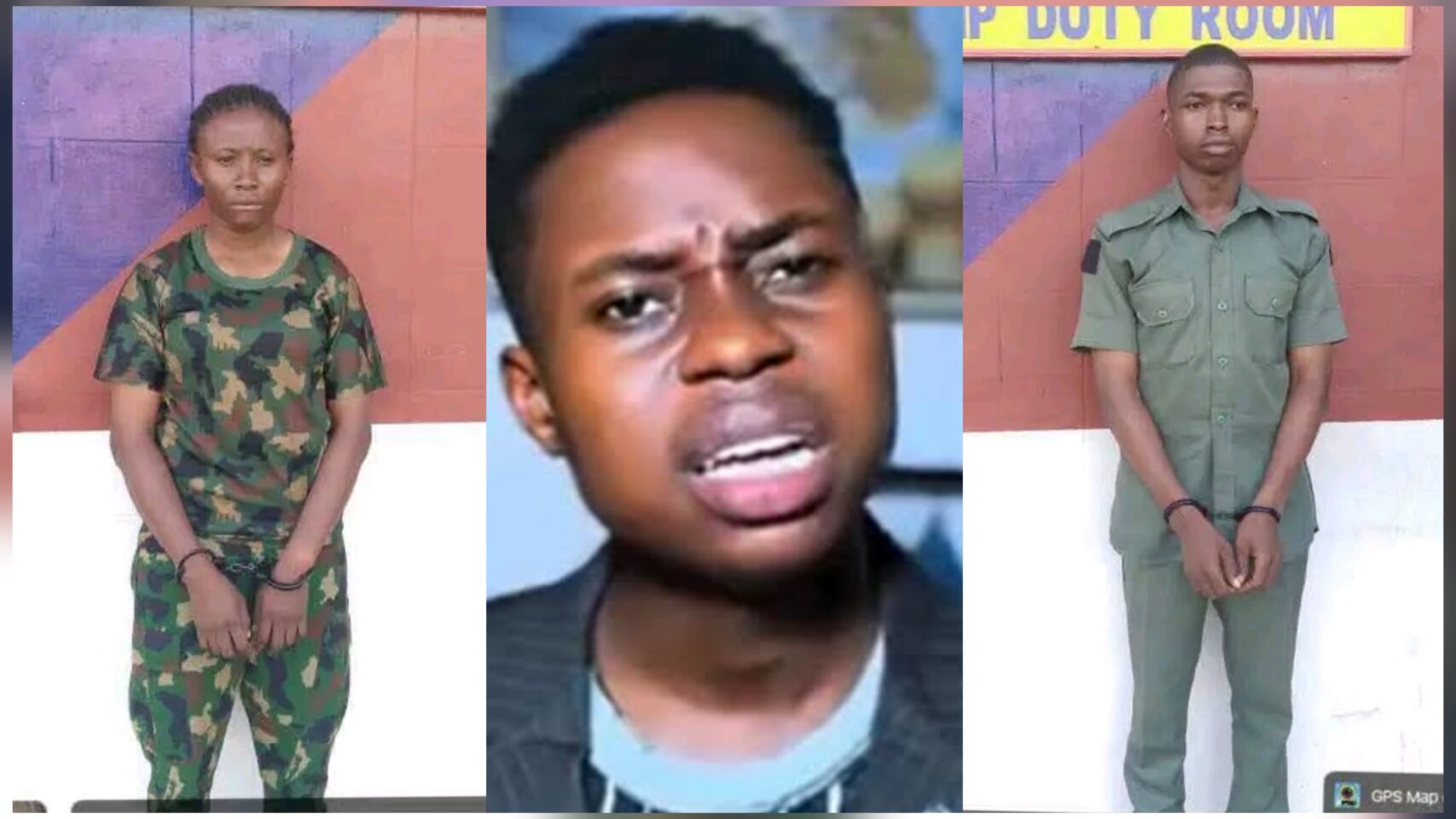 Two soldiers who acted as bouncers at Peller's wedding have reportedly been arrested