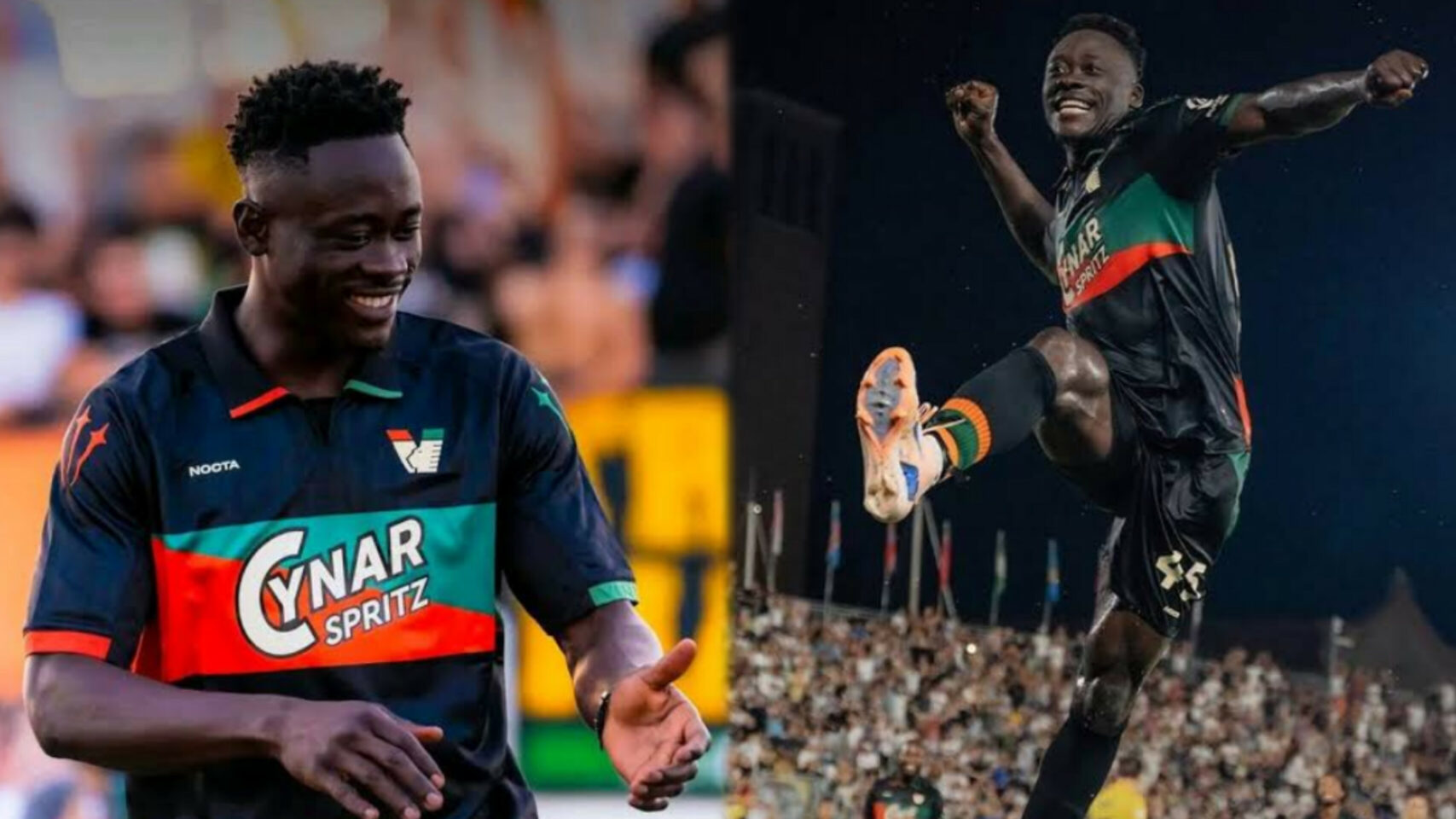 Akor Adams scores twice on debut to secure thrilling comeback win for Venezia