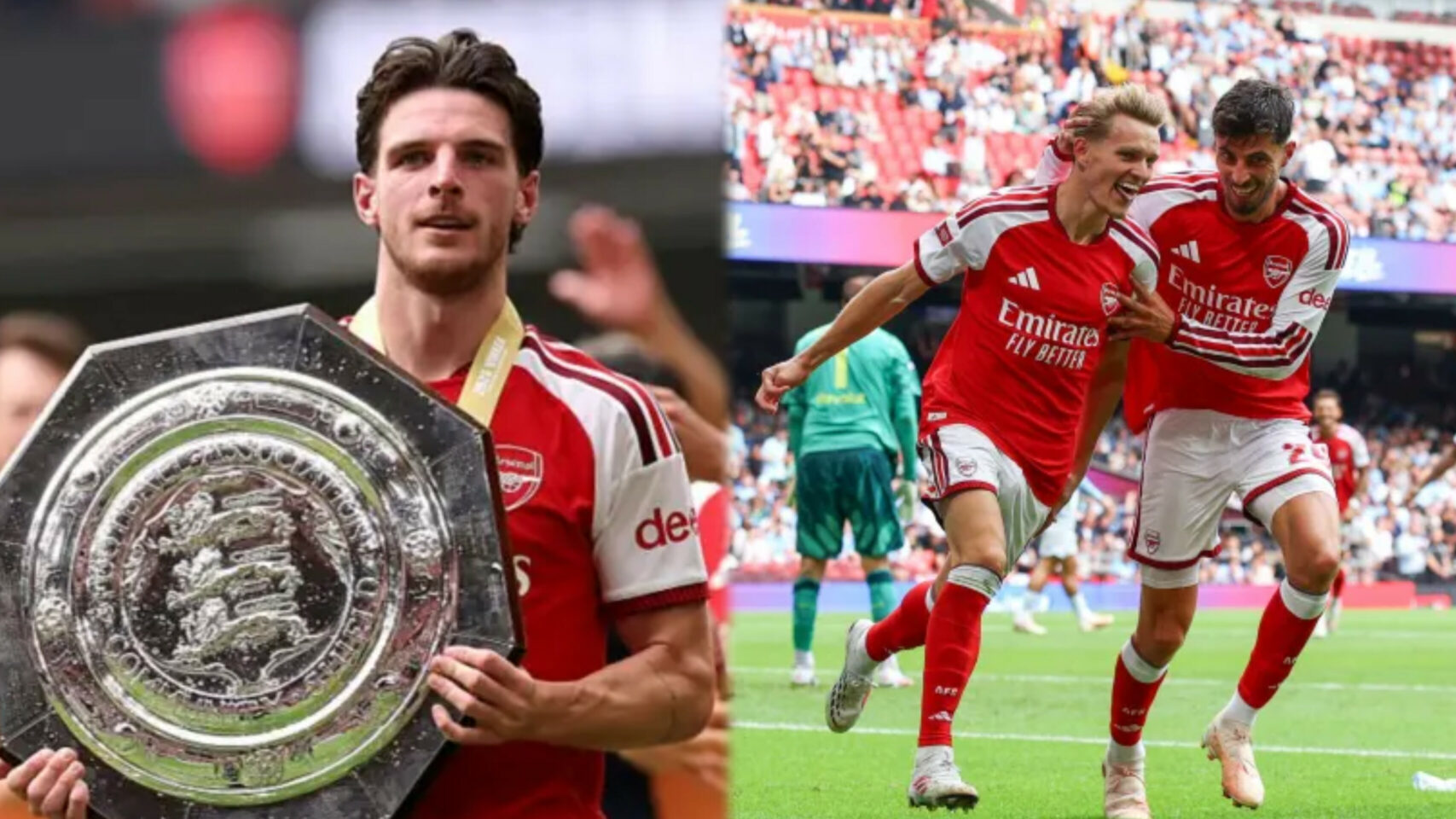 Arsenal cruise past Man City to lift FA Community Shield