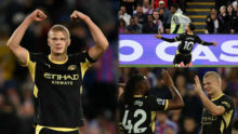 Premier League: Cherki, Haaland both score twice as Man City thrash Palace