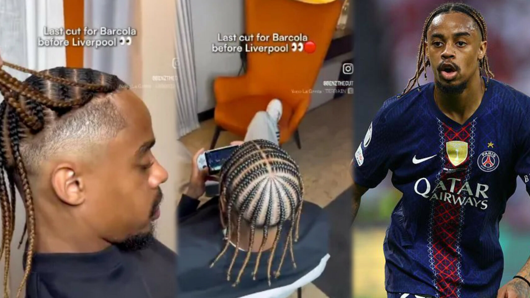 "Last cut before Liverpool" - Barcola's barber appears to confirm £120m Liverpool transfer
