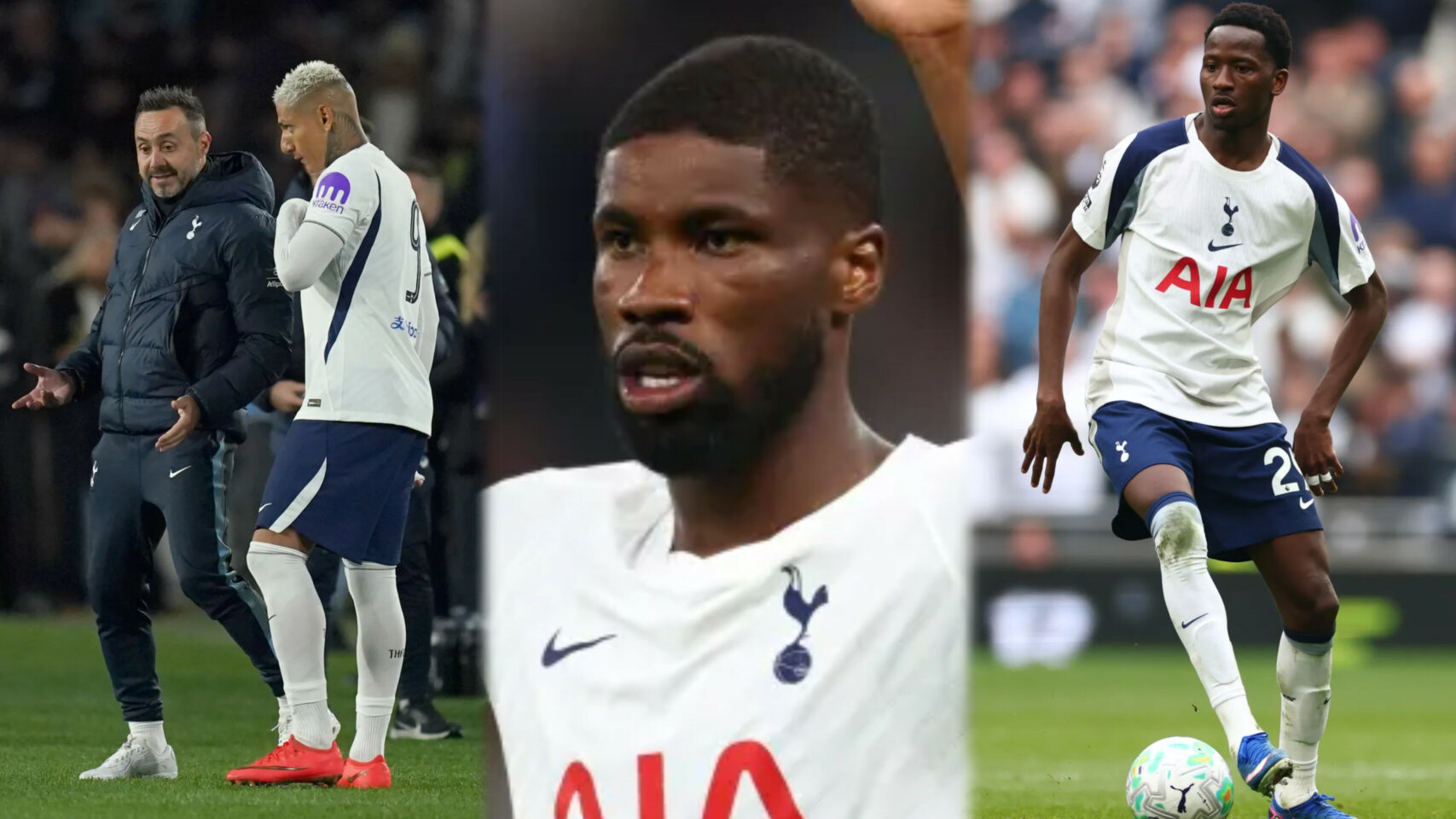 De Zerbi reveals three Tottenham stars want to leave