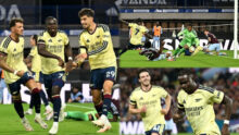 EPL: Saka fires Arsenal to narrow win over Aston Villa