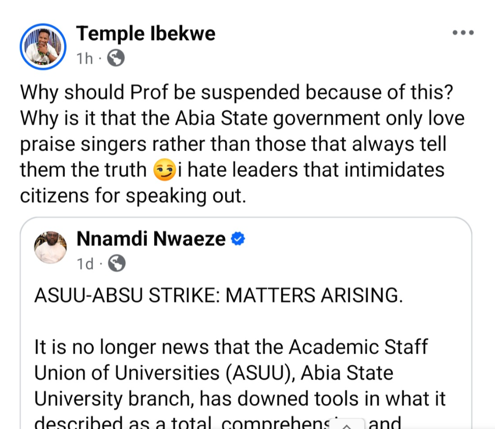 Professor suspended after claiming Keke riders earn more than professors at ABSU