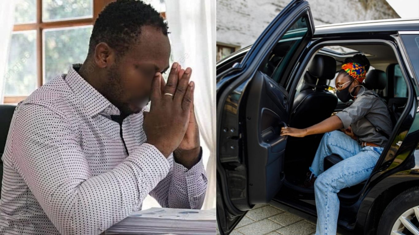“She took a bus home...” – Man recounts fallout with wife after front seat clash with female colleague
