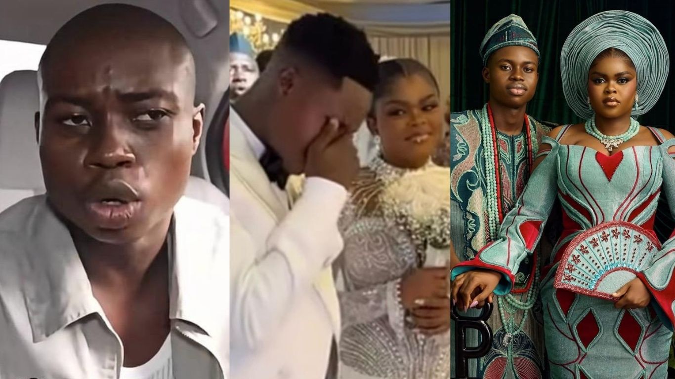 “Why I go cry?” – Peller reveals why he shed fake tears at his wedding to Jarvis