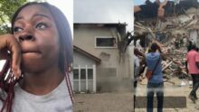 “We were only given 15 minutes to vacate the building” – Lady cries out as alleged Abuja demolition leaves her homeless