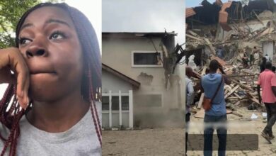 “We were only given 15 minutes to vacate the building” – Lady cries out as alleged Abuja demolition leaves her homeless