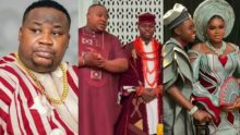 “You’ll soon become a father” – Cubana Chief Priest celebrates Peller after wedding ceremony