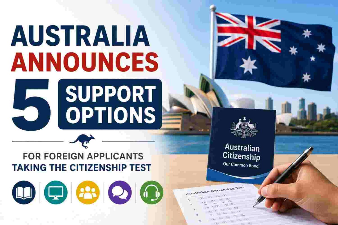 australia-announces-5-support-options-for-foreign-applicants-taking-the-citizenship-test