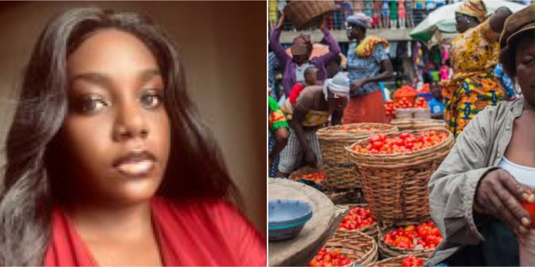 "They sell tomatoes, pepper but sponsor children abroad" - Lady shares surprising experience with Nigerian market women