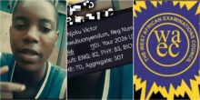 2026 WAEC: Boy who scored 307 in JAMB shares his result online