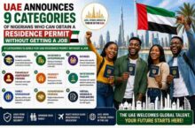 uae-announces-9-categories-of-nigerians-who-can-obtain-a-residence-permit-without-getting-a-job