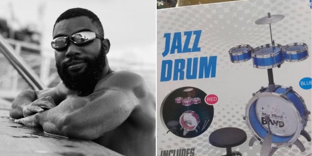 Boy gets new drum set as gift, refuses to say thank you, wakes up next morning to find it gone