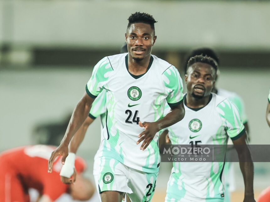 "This one means a lot" - Usor thanks fans after Super Eagles debut goal