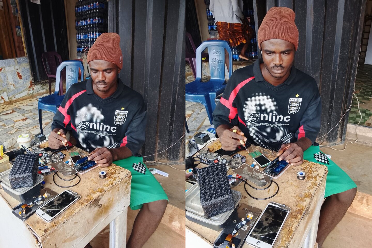 “Yahoo nearly destroy my life for Asaba!” — Young man reveals how phone repairs changed his life