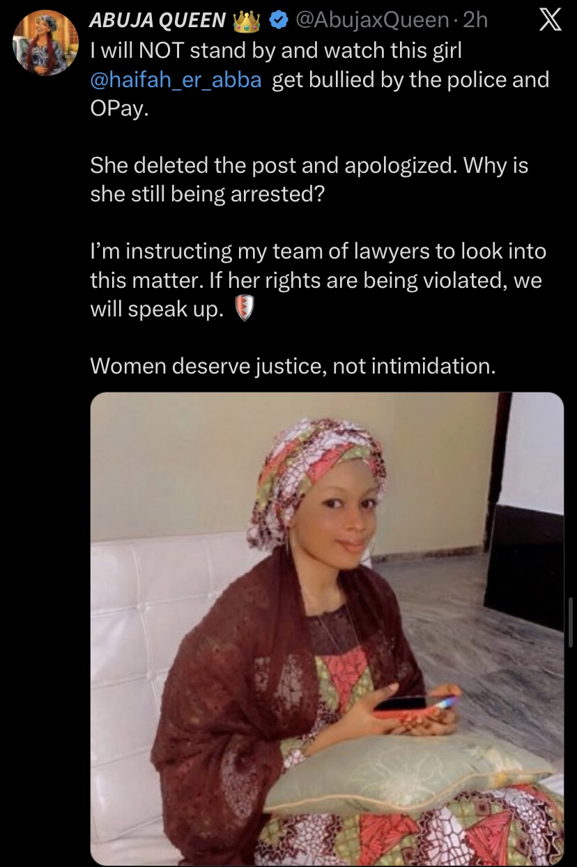 “I will not stand by and watch this girl get bullied” - Feminist calls out OPay, Police over lady’s arrest
