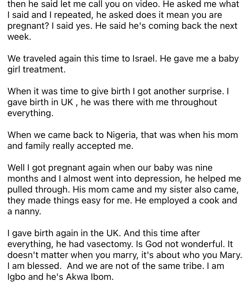 “It doesn’t matter when you marry” – Lady who married at 47 shares how she welcomed 2 kids with husband