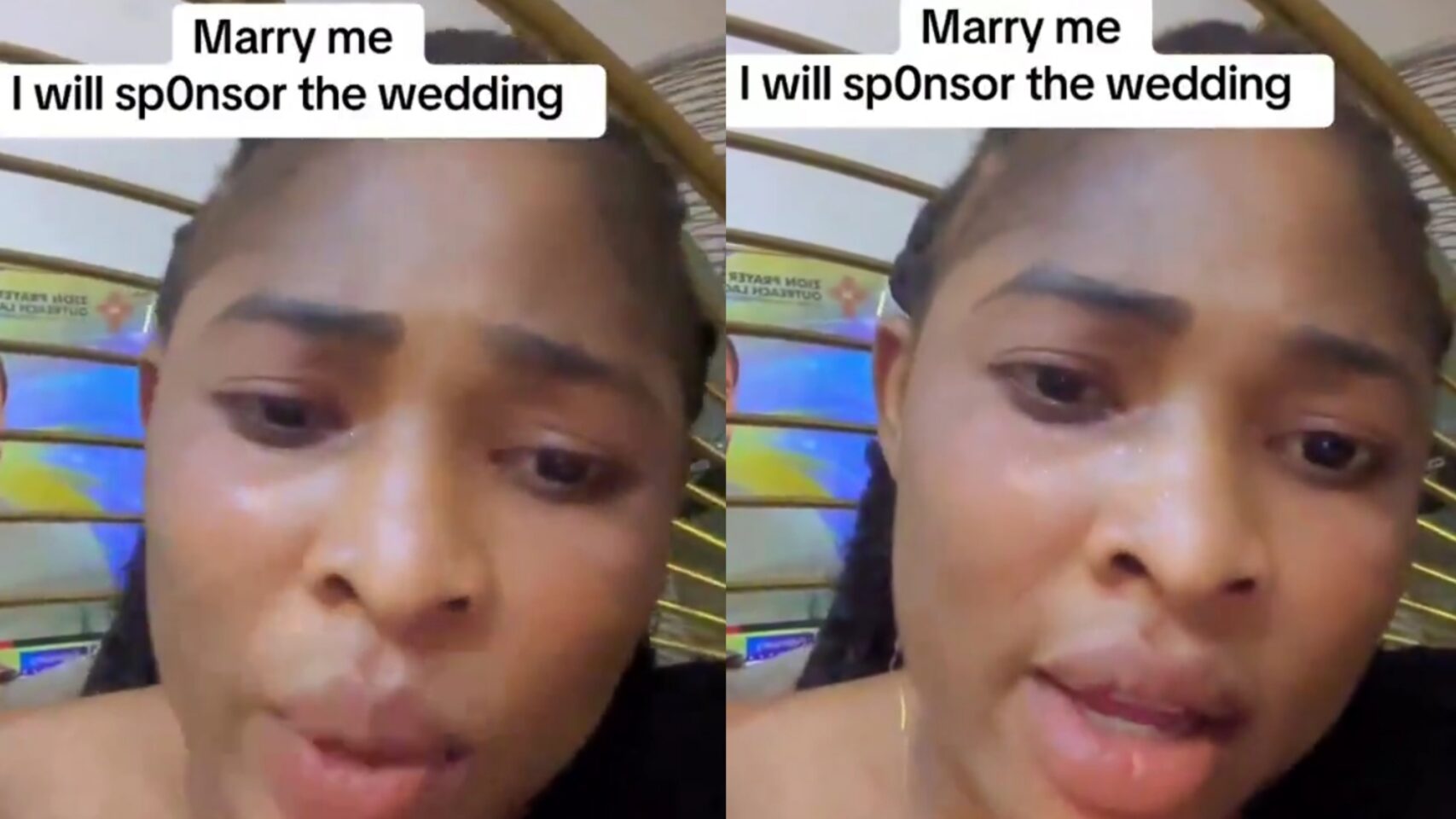"I've been crying, I need a man, I'll sponsor the wedding" — 40-year-old lady cries out